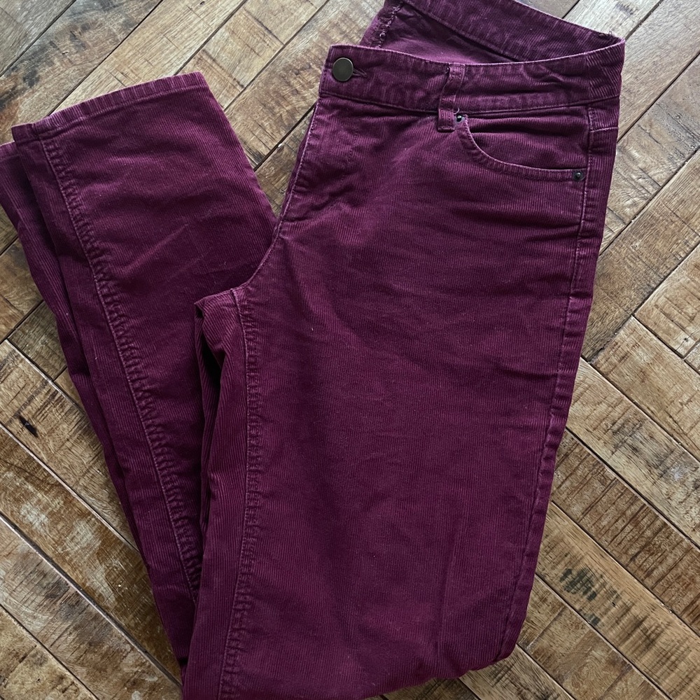 Garnet Hill Women's Burgundy Pants